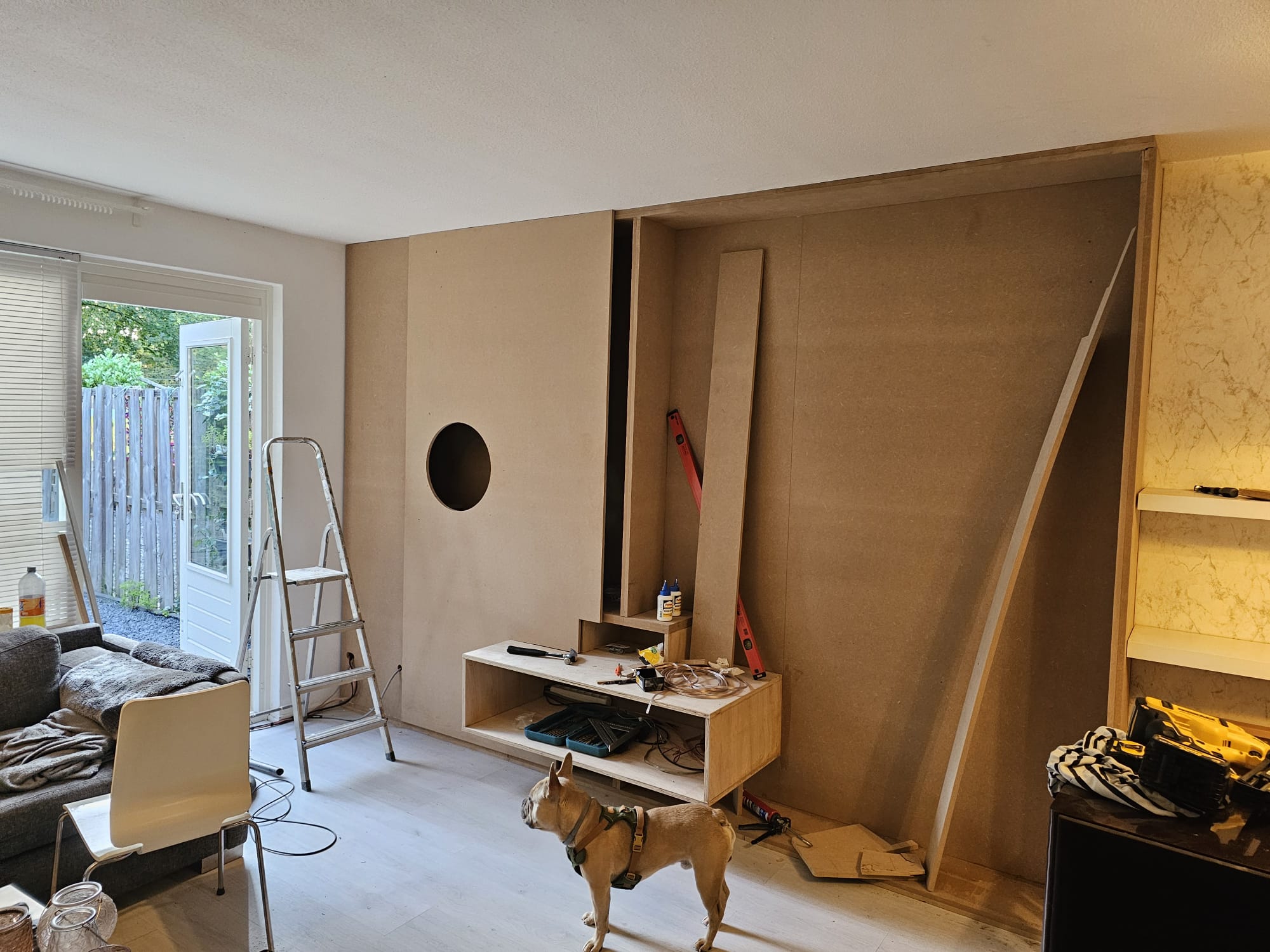 Constructie tijdens de bouw